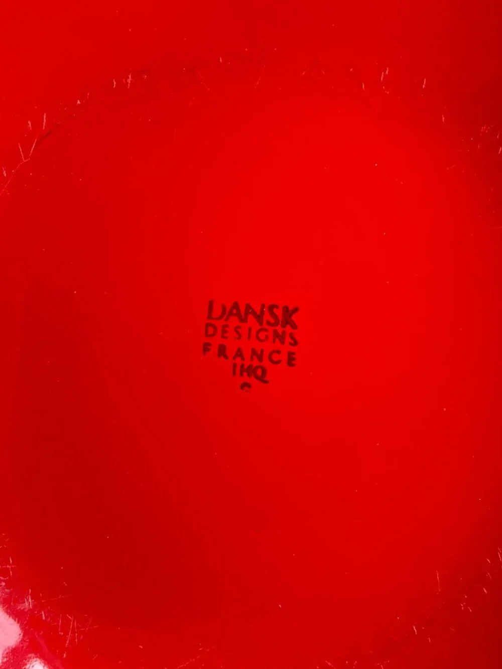 Vintage MCM Dansk Designs Kobenstyle Quistgaard Danish Red Enamel Paella Pan